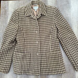 Made in Italy blazer houndstooth